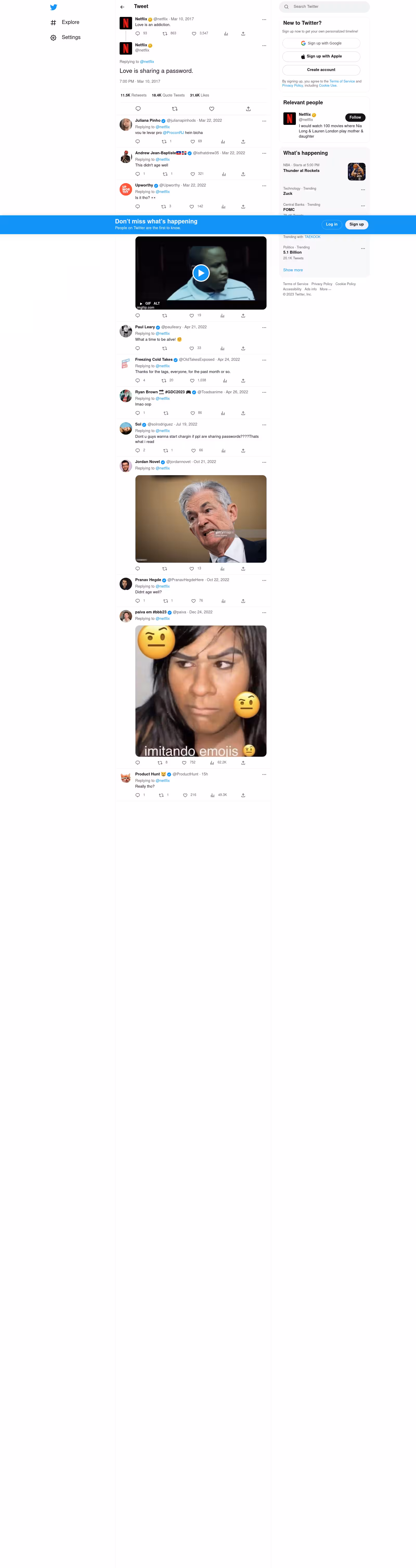 2017-03-10 Netflix on Twitter